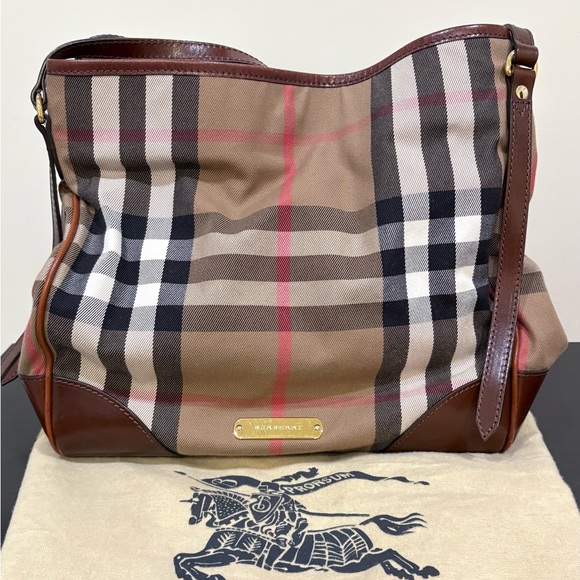 Burberry Bridle House Check Canturbery Tote - Picture 1 of 16